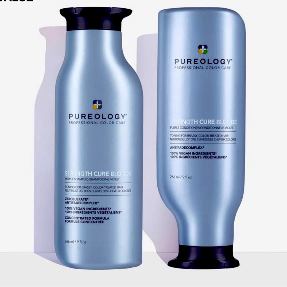 Pureology Strength Cure Blonde Shampoo and Conditioner Duo retail $65